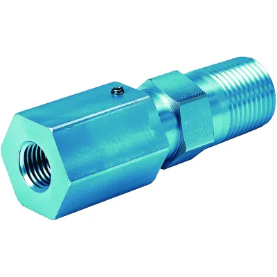 KB SERIES - ALUMINUM FLAME ARRESTOR - MALE/FEMALE - EXTERNAL THREADSIZEM20 - INTERNAL THREAD SIZE M16 NPT