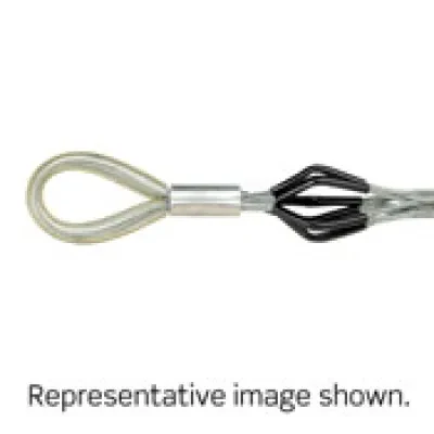 Bale Eye, Closed Mesh, Single/Double Weave, Medium Duty, Pulling Wire Mesh Grip .500, .740 Cable Diameter, Standard Length