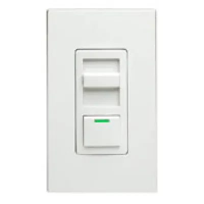IllumaTech 1200VA Preset Fluorescent Slide Dimmer, Single Pole and 3-Way, White/Ivory/Light Almond