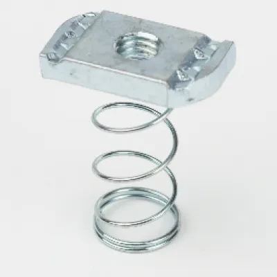 PECO FASTENERS 1/4 STRUT NUT REG SPRING EG 100 PER BOX
