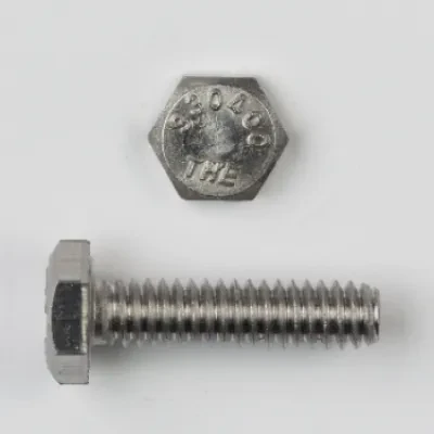 PECO FASTENERS 5/16 X 1/2 HEX BOLT 304SS 50 PAR JAR