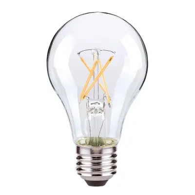 6.5 Watt A19 LED - Clear - Medium Base - 2700K - 810 Lumens - 120 Volts - Carded