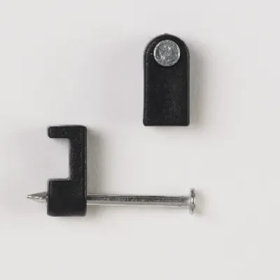 PECO FASTENERS BELL WIRE STAPLE - BLACK 100 PER JAR