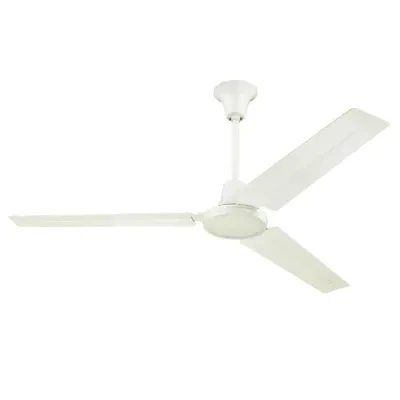 56" White Finish White Steel Blades J Hook Installation System