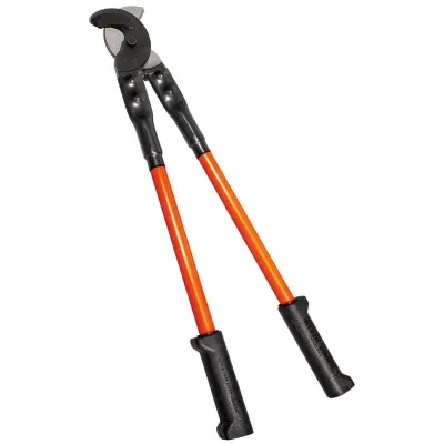 25-Inch Cable Cutter with Protective Sleeve, Lightweight, yet efficient shear-type cutting of 1-3/8-Inch diameter, 500 Cu, and 750 Al
