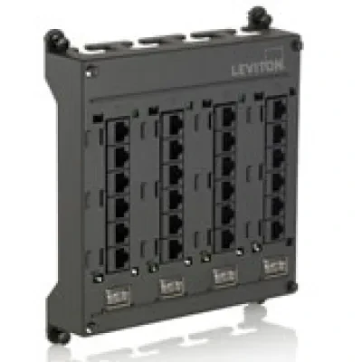 Twist and Mount Patch Panel, 24 CAT 5e Ports