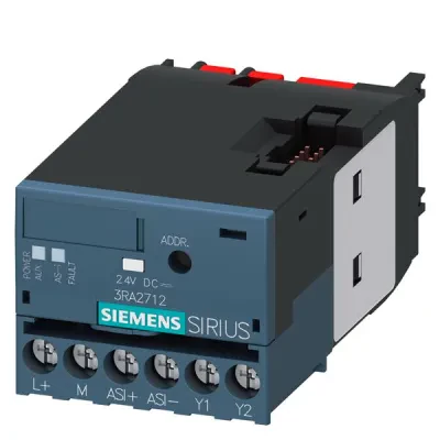 BASIC MODULE FOR AS-I, REVERSING START, SCREW CONNECTION, MOUNTED ON CONTACTORS3RT2 S00/ S0 COMM. CAPABLE CONTACTOR REQUIRED