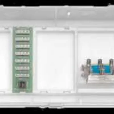 Multi Dwelling Unit, MDU Kit, Plus 1 X 6 Telephone Expansion Board and 6-Way Video Splitter, ABS Enclosure and Cover, White