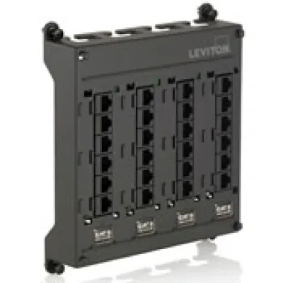 Twist and Mount Patch Panel, 24 CAT 6 Ports