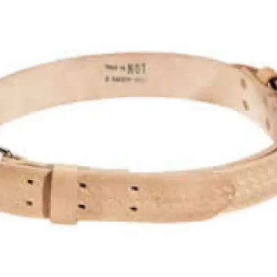 Ironworker's Heavy-Duty Tie-Wire Belt, Extra Large, Leather construction
