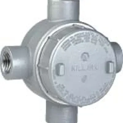 GEJ SERIES FITTINGS - IRON - X TYPE OUTLET BODY - HUB SIZE 2 IN - VOLUME75.0 CU IN