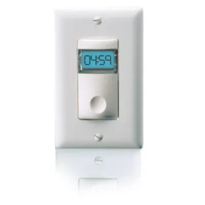 The InteliSwitch TS-400 series digital time switches automatically turn lights off after a preset time. The simple pushbutton operation provides users with convenient time out ligh...