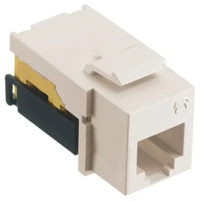 Hubbell Premise Wiring Products, Net Select, Jack, USOC, 6-Position,Electric Ivory