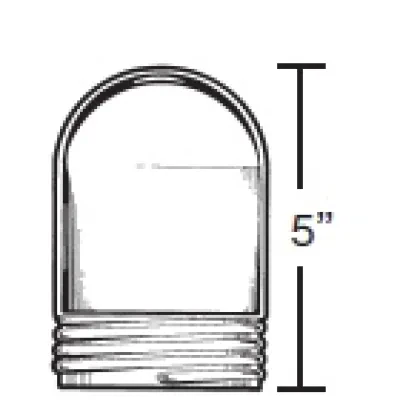 Mulberry; Lamp Lens; 3 Tier, Replacement; Size: 5 IN Height
