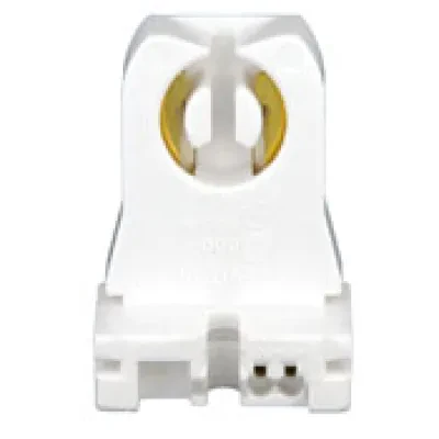 Medium Bi-Pin, Standard Fluorescent Lampholder, White