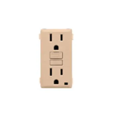 Leviton Renu 15A Tamper Resistant GFCI Color Change Kit Dapper Tan