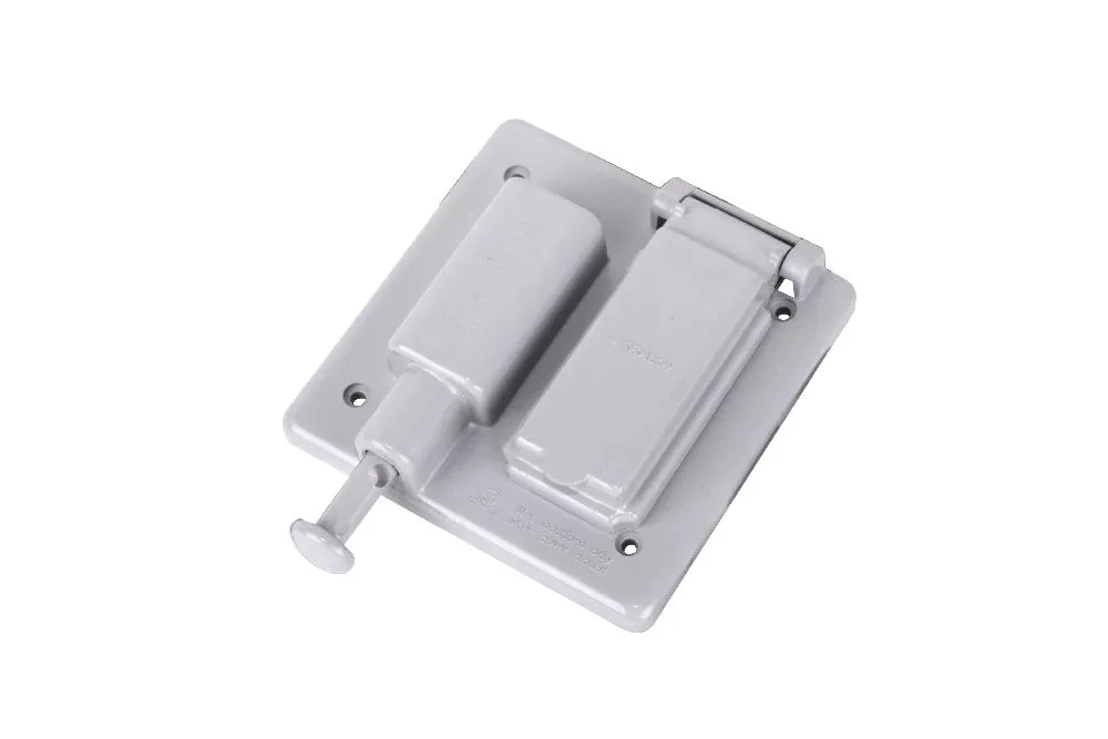 VSRC20-2-U PVC WP DBL GANG COV. COMBO SWITCH & GFI REC. KRALOY
