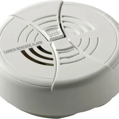 9V Battery Electrochemical Carbon Monoxide Alarm with Silence.