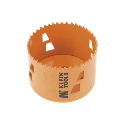 Bi-Metal Hole Saw, 3-Inch, Optimized for cutting steel including stainless steel