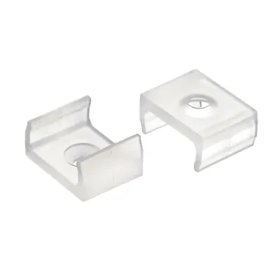 These clear plastic mounting clips allow the TE Standard Series - Standard Depth Surface Channel to easily snap into place. Audible click works to reaffirm that your installation i...