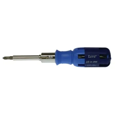15 in 1 Ratcheting Screwdriver, T15 x T20 (Torx Compatible), 1/8 in. (Slotted) x #0 (Phillips), 1/4 x 3/16 in. (Slotted), 1/4 in. (Slotted) x #2 (Phillips), 5/32 in. (Slotted) x #3...