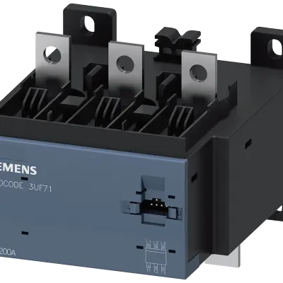 Bus bar connection overall width 120mm set current 20...200a current measuring module