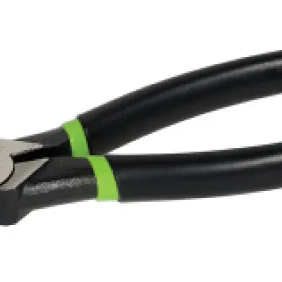 Pliers, High Leverage Side Cutting 9" Dipped Grip.  Double layered vinyl handles for comfort and slip resistance.  Reduced handle size allows for easy storage of tools in pouches a...