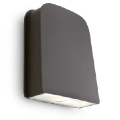 Slim Wallpack1A, 40 Watts, 120 277V, 70+ CRI, 5000K, bronze finish