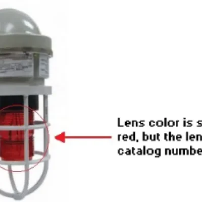 NVS SERIES - CLEAR XENON STROBE LIGHT LENS WITH GASKET