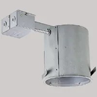 For use in existing ceilings. Integral flange and exclusive locking bars permit quick mounting in 1/2 in to 1-1/2 in thick ceilings. UL & CUL listed for damp locations. IC/Non-IC p...