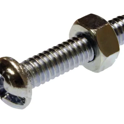 10-32 x 1 Round Head, Combo Drive, Stove Bolt Kit, 100 per pack