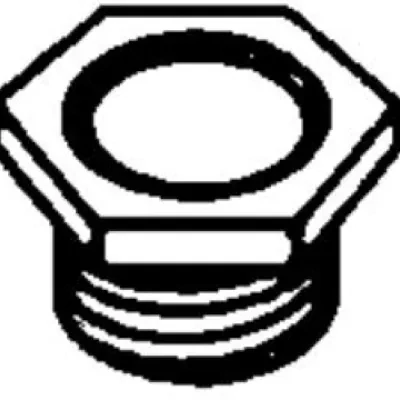 Nipples 3/4" Connector Bushed