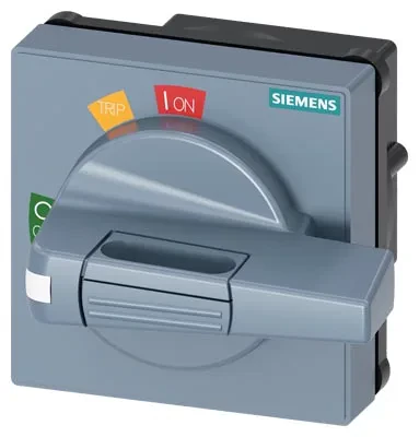 BREAKER 3VA Handle FOR 3VA63 at 400A and 3VA64 at 600A GRAY STANDARD WITHOUT DOOR OPENING FUNCTION MASKING PLATE INCLUDED WITH TOLERANCE COMPENSATION