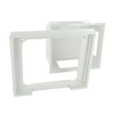 Recessed Entertainment Box Includes High Profile Cover, White