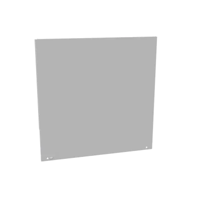 Front Cover Type 3R Non-UL Listed 18x18 Screw Cover ANSI 61 Gray Steel