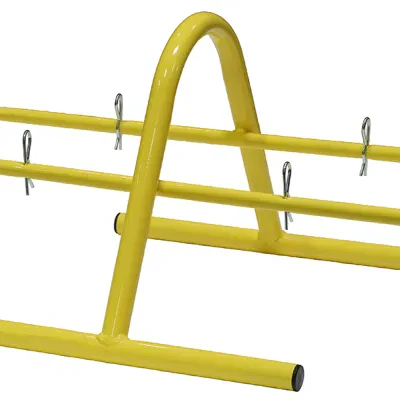 Hand Tote, 5/8, 1 in. Size, 8 Spool capacity, Steel material