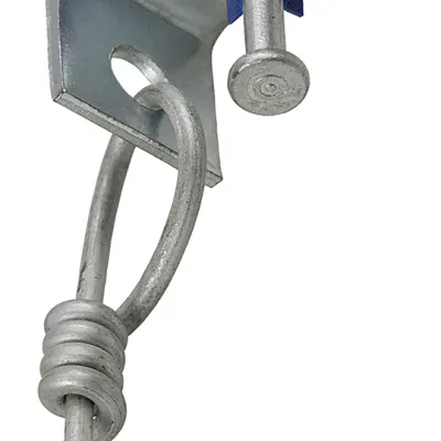 Pre-Tied Ceiling Wire, Grey, Galvanized finish, 8 ft. length