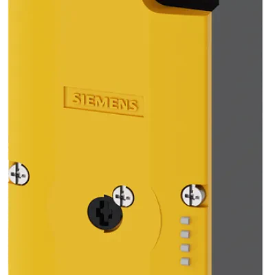 Safety position switches with solenoid interlocking lock. force 2600n,5 appr. dir. metal housing,3x(m20x1.5) spring-locked, auxiliary release on front magnet voltage 24V DC, monito...