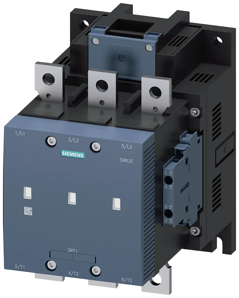 Drive conventional rail connections 3-pole, size s10 auxiliary contacts 2NO+2NCAC/DC operation 23-26v uc VAC. contactor, 132KW/400v/AC-3