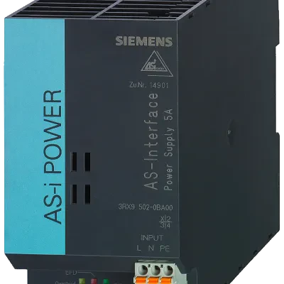 As-interface power supply IP20 out as-i DC30V, 5a in AC 115v/230v with data decoupling