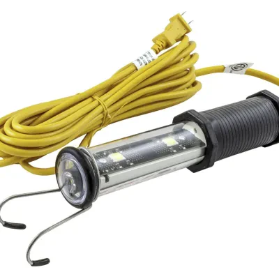 Temporary Lighting Products, Led Work Light with End Light, 25', 18/2 SJTOW Cord