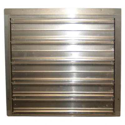 Heavy-Duty Exhaust Shutter, Width- 14 IN, Length- 15 IN. For Use With 12 IN Exhaust Fan