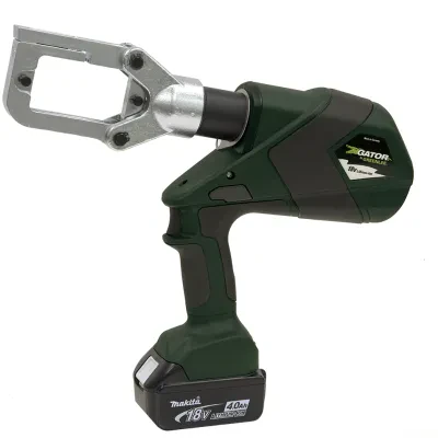 6 Ton Multi Tool, Li-Ion Standard 230V AC adapter.  Equipped with Bluetooth™ Communication enabled via the Greenlee Gator Eye app. Features LED display screen communicating pressur...