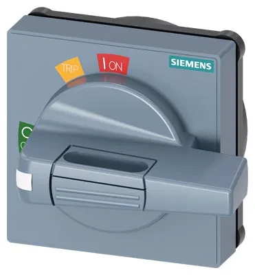 BREAKER 3VA Handle FOR 3VA63 at 400A and 3VA64 at 600A GRAY STANDARD WITH DOOR OPENING FUNCTION MASKING PLATE INCLUDED WITHOUT TOLERANCE COMPENSATION