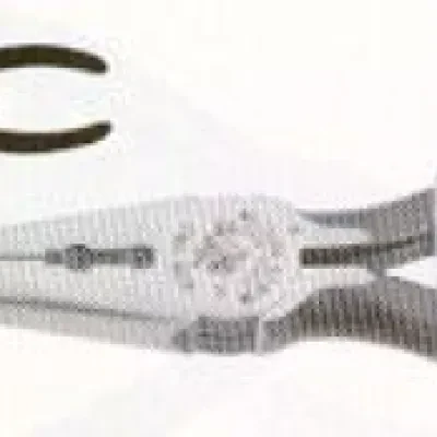 Pliers, Needle Nose Side-Cutters, Stripping, 6-Inch, Pliers cleanly strip 19 and 22 AWG wire used in switchboard work