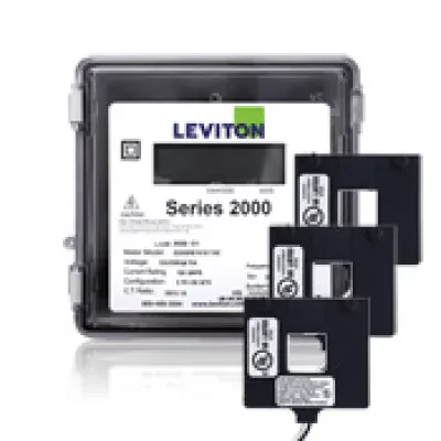 Series 2000 277/480V 400A Outdoor KWH Meter Kit with 3 Split Core, 3P4W