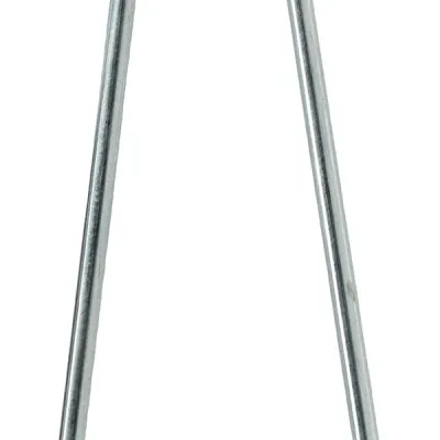 Fixture Hanger, 10 GA thickness, Galvanized Steel material, Side mounting, Fluorescent fixture type