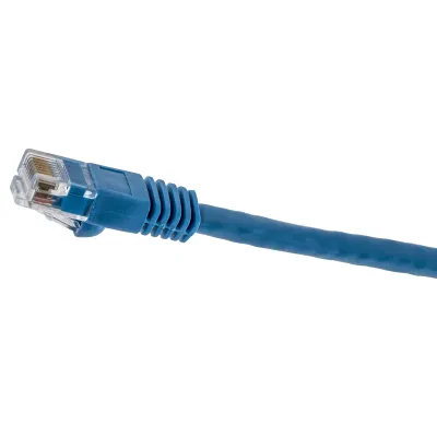 Hubbell Premise Wiring Products, Copper Solutions, Patch Cord,NETSELECT, CAT6, Slim Style, Blue, 1' Length