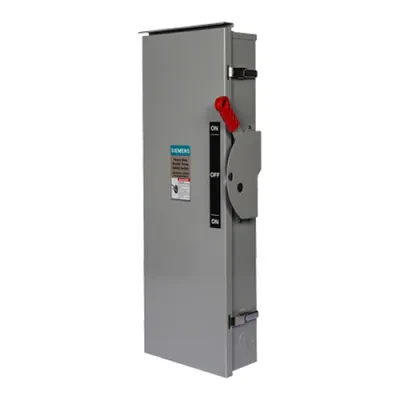 Siemens Low Voltage Circuit Protection Heavy Duty Safety Switches. 200A 3P 240V3W NF DT TYPE 1