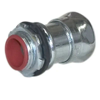 1/2" Steel Raintight Compression Type Connectors with Insulated Throat